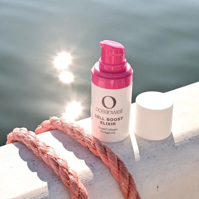 CELL BOOST ELIXIR | Aufpolsternde Anti-Age-Pflege mit ozeanischem Kollagen.