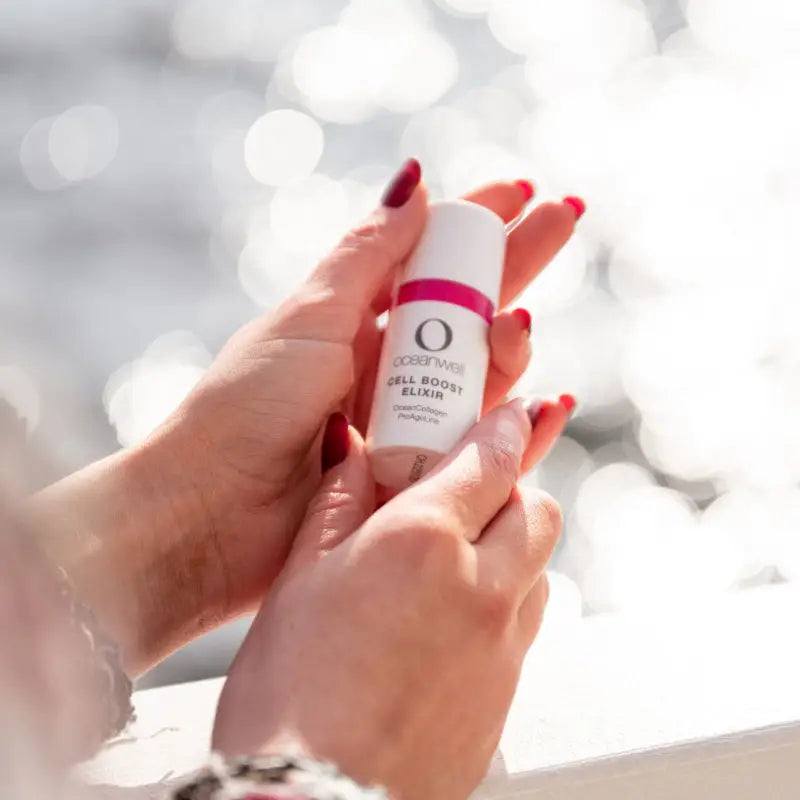 CELL BOOST ELIXIR | Aufpolsternde Anti-Age-Pflege mit ozeanischem Kollagen.