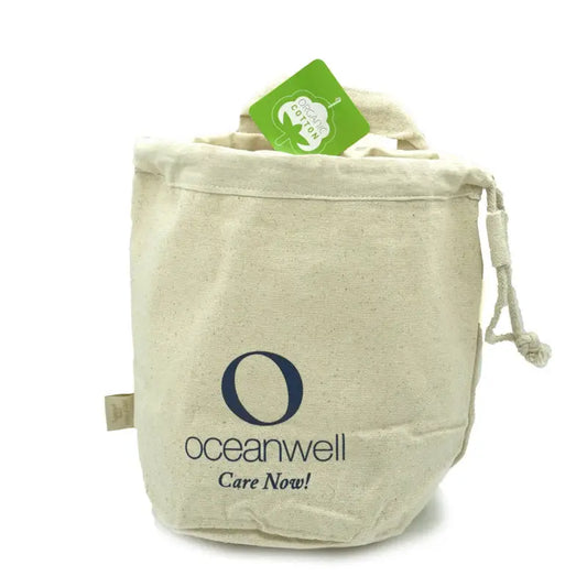 Oceanwell Kulturbeutel aus Bio Baumwolle.