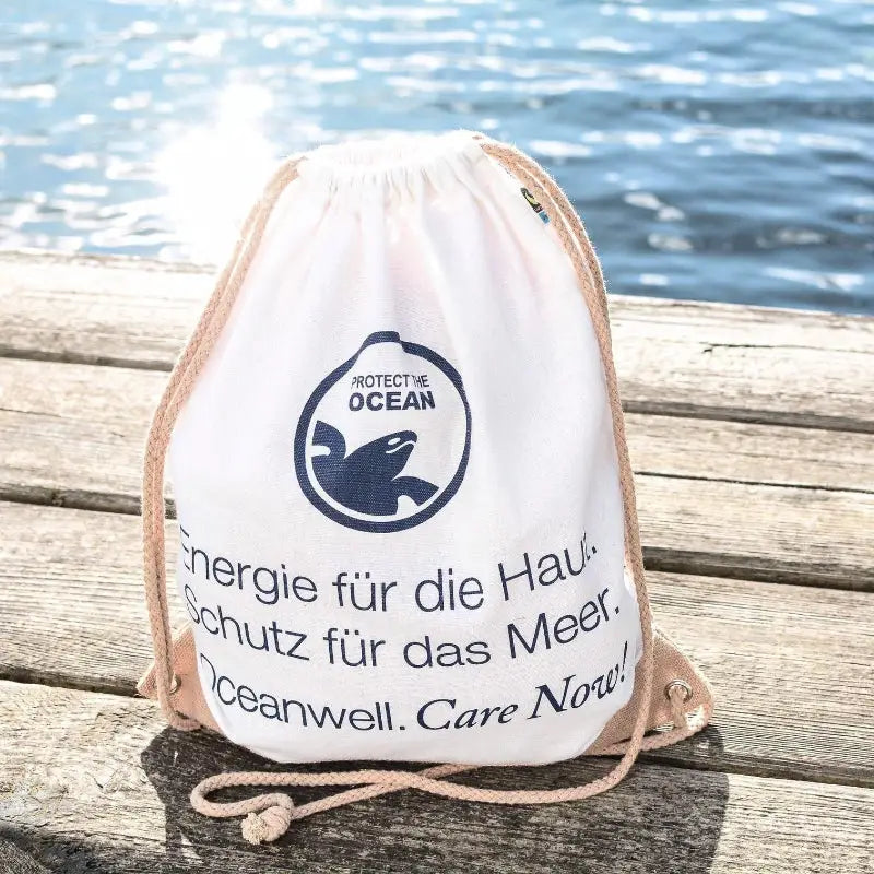 STRANDRUCKSACK "Care now".